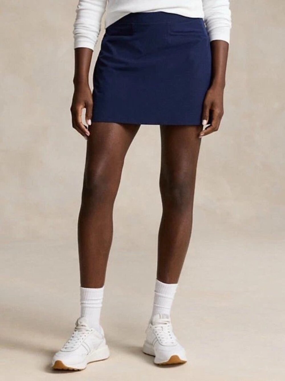 NWT New $128 RLX Ralph Lauren Performance Pleated Skort Navy Golf Skirt Size XS